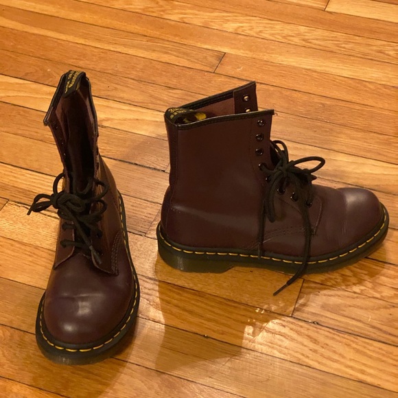 Dr. Martens 1460 Pascal Leather Purple - Size Women's 7 - Picture 11 of 14